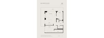 the floor plan of the apartment