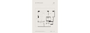 the floor plan of the apartment