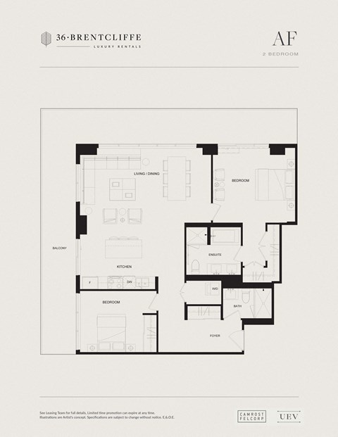 the floor plan of the apartment