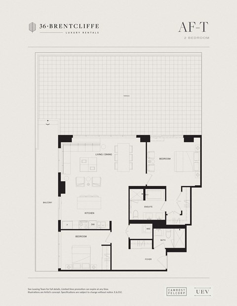 the level 1a apt 1 floor plan