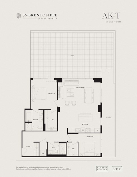 site plan of the third level of the apartment building
