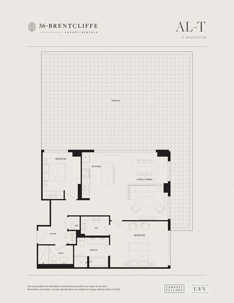 the floor plan of the apartment