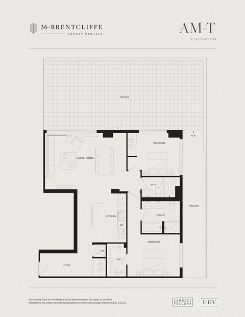 floor plan of the third level of the apartment building