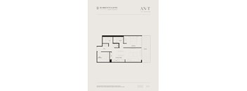 the site plan of 2 bedroom apartment at the residences