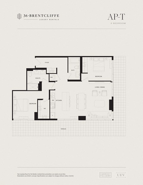 the 01t floor plan of 4 bedrooms
