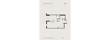 floor plan of the b1 apartment