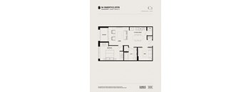 the floor plan of 4 bedroom apartment in thessalonika residences