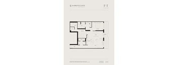 the site plan of 2 bedrooms efficiency apartment