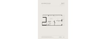 the site plan of 2 bedroom condo unit on the 11th floor