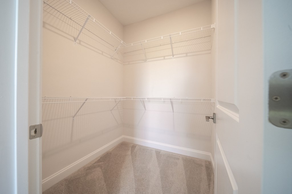a walk in closet at Landon Green Artisan Cottages Apartments, Hickory, 28601