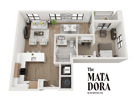 1LC One Bedroom / One Bath. at The Matadora, Savannah