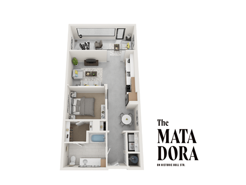 1LW One Bedroom / One Bathat The Matadora, Georgia