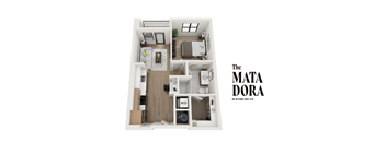 1S One Bedroom / One Bath.at The Matadora, Savannah, GA 21995