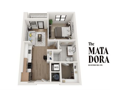 1S One Bedroom / One Bath.at The Matadora, Savannah, GA 21995