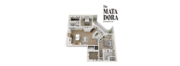 2C Two Bedroom / Two Bathat The Matadora, Savannah, GA 