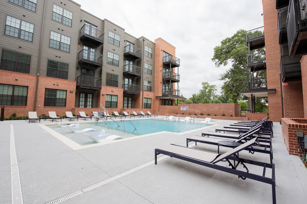 our apartments have a large pool for residents to enjoy