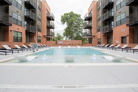 our apartments have a large pool for residents to enjoy