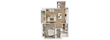 C3 Floor Plan at The Fitzgerald, South Carolina