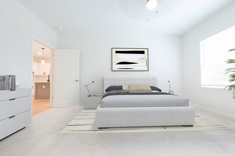 bedroom North End Apartments