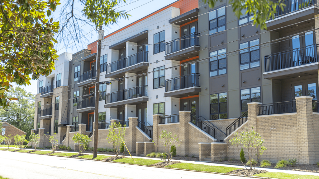 a picture of an apartment building at The Fitzgerald, Spartanburg, SC, 29302