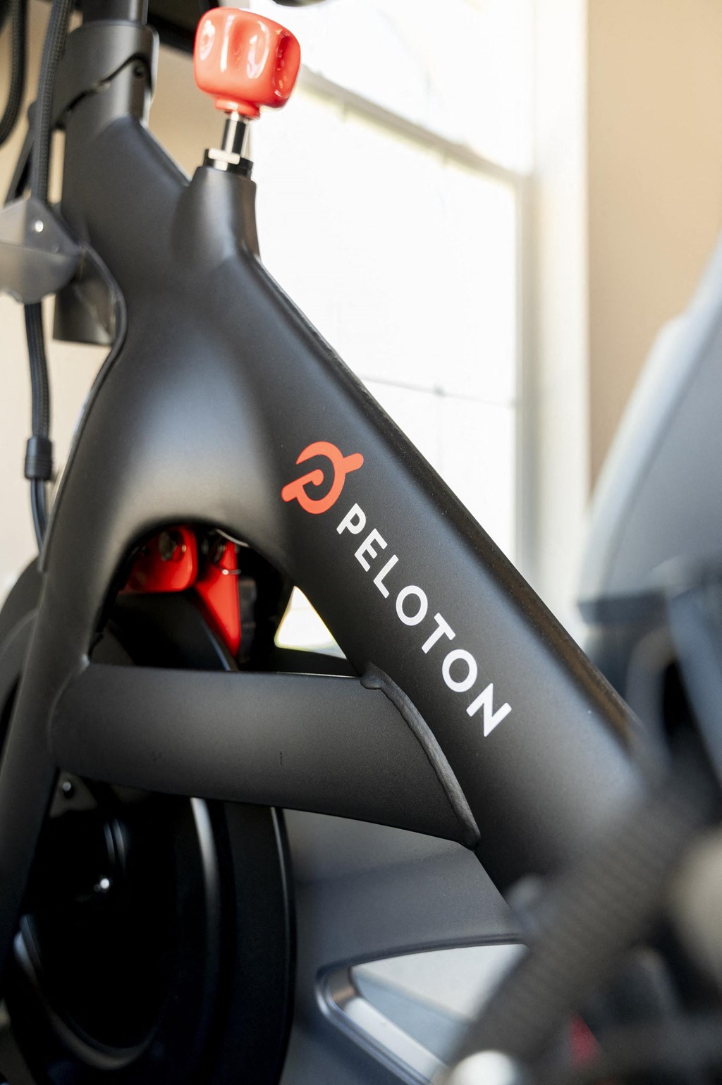 a close up of the front brakes on a peugeot bike at Landon Green Artisan Cottages Apartments, North Carolina, 28601