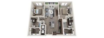 2A Two Bedroom / Two Bath The Hiker (Phase One) at Preston Ridge, Hickory North Carolina