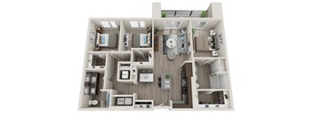 3B Three Bedroom / Two Bath The Highlander (Phase One).at Preston Ridge, North Carolina, 28602