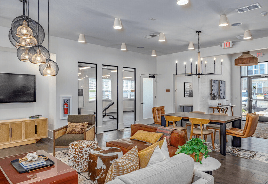 Living Room at Hamilton Reserve, Greensboro, 27407