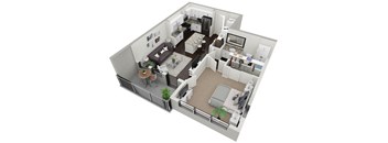 1 Bedroom 1 Bath with Balcony at Skylark, Georgia, 31401