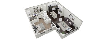 1 Bedroom 1 Bath with Balcony A at Skylark, Savannah, GA, 31401