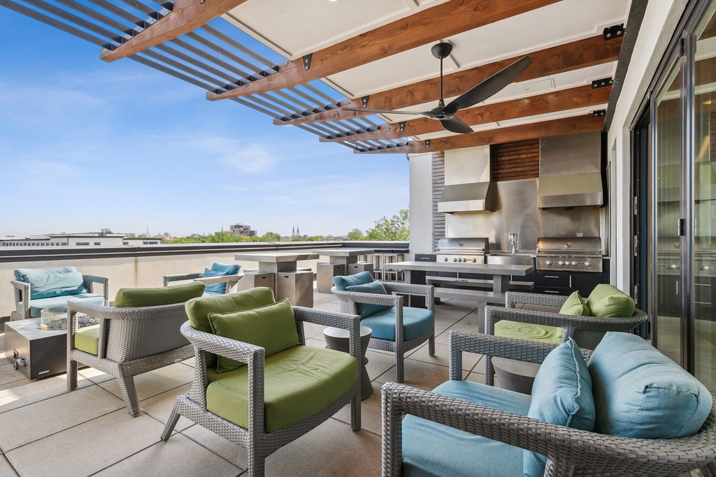 Rooftop Patio at Skylark, Savannah, Georgia