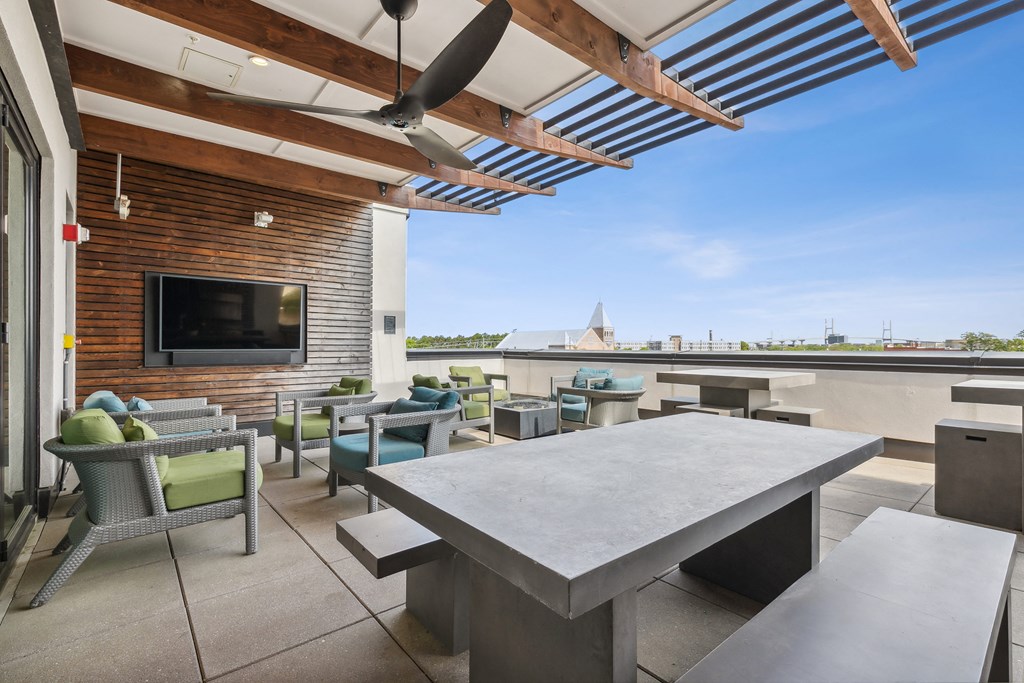 Patio at Skylark, Savannah, Georgia