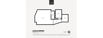 A black and white image of a floor plan for a property.