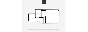 A black and white image of a floor plan for a building named Brick Timber.