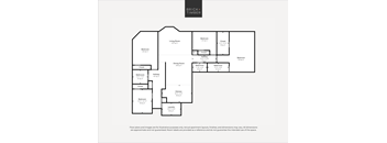 A floor plan of a property with labeled rooms and dimensions.