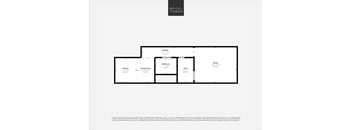A floor plan of a property with labeled rooms such as Bathroom, Kitchen, Dining Room, and Studio.