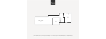 A black and white image of a floor plan for a building named Brick Timber.