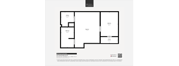 A black and white image of a floor plan for a property.