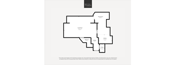 A floor plan of a property with labeled rooms.