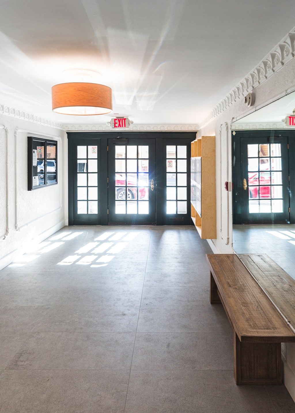 lobby of the building