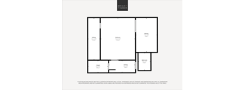 A black and white image of a floor plan for a building named Brick Timber.