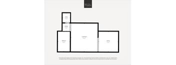 A floor plan for a Brick+Timber house design.