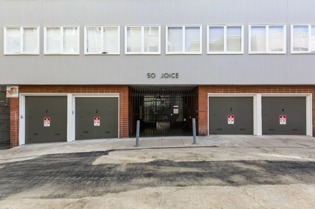 Front exterior view of the apartment building at 50 Joice St, San Francisco, CA 94108, United States