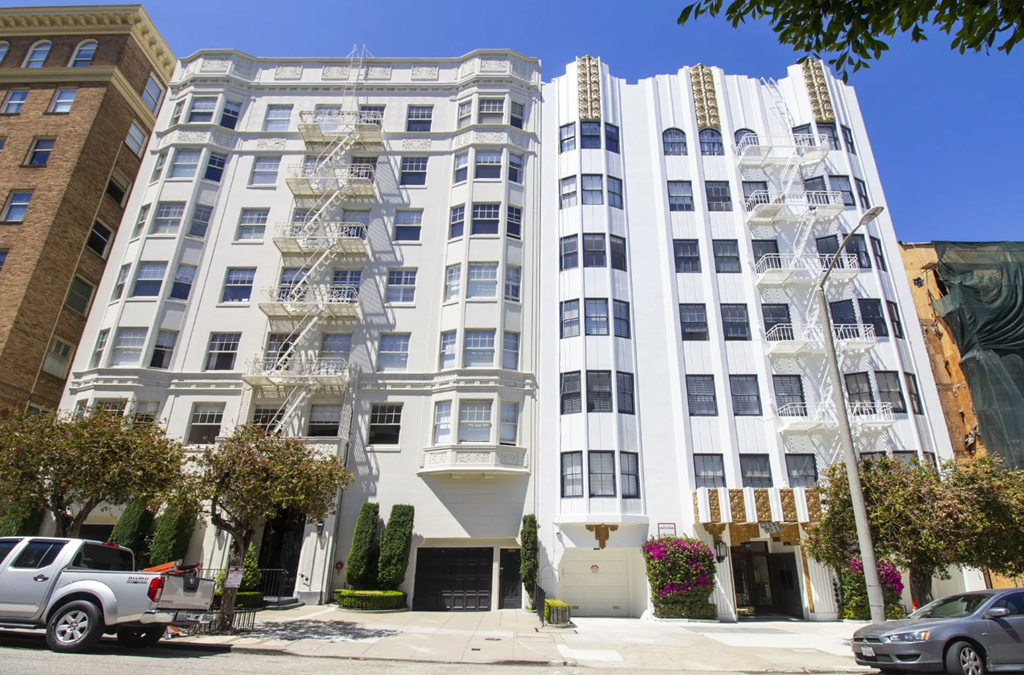 the building in which the apartment is located