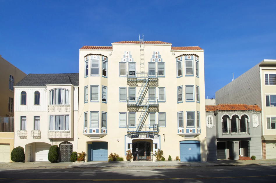 the building in which the apartment is located