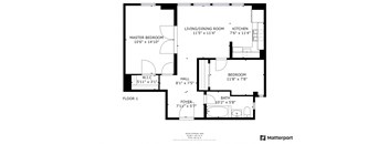 Unit 604 Floorplan