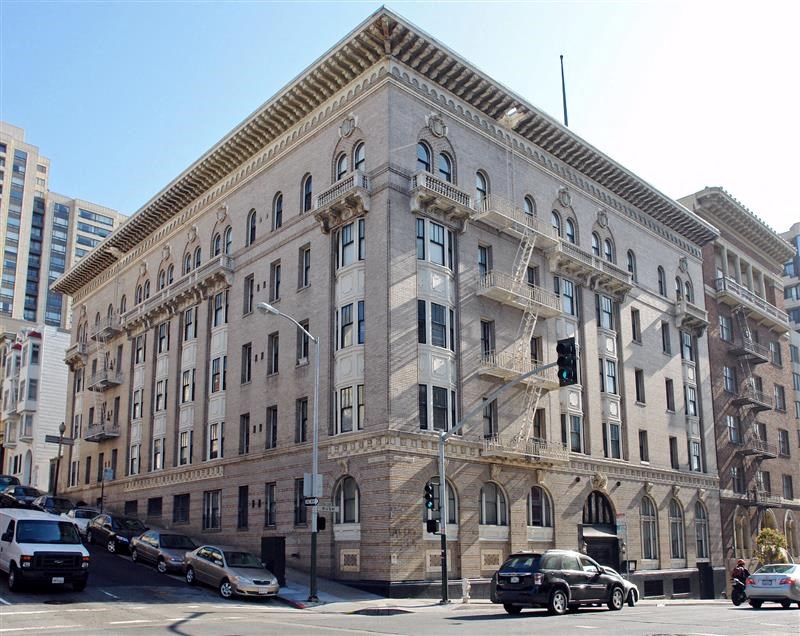 exterior of the building