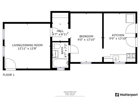 Unit A Floorplan