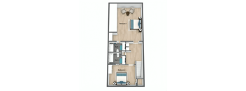 2 bed 2 bath at Glen Hollow,Decatur, GA, 30034