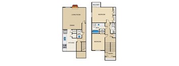 2 Bed 2 bath Townhouse at Tucker Square, Georgia